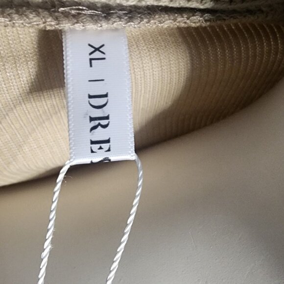NWT DRESSFO Solid All Tan Long Sleeve Cardigan Sweater Womens Size XL - Picture 5 of 8
